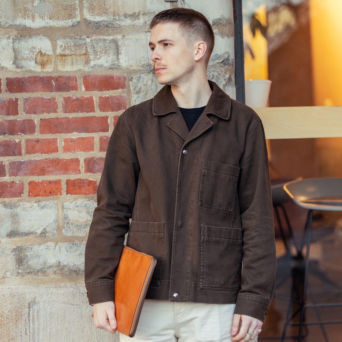 GRIMMARED Computer Case 13 inch Tan