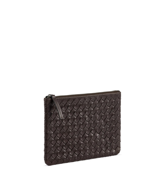 ÄSTAD Braided Pouch Darkbrown
