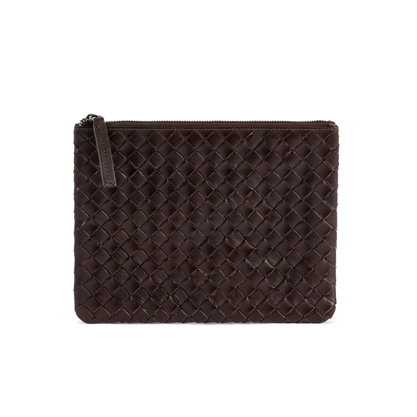 ÄSTAD Braided Pouch Darkbrown