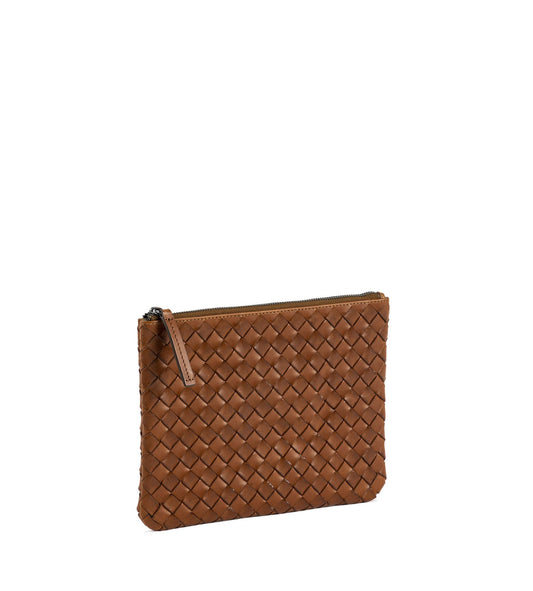 ÄSTAD Braided Pouch Tan