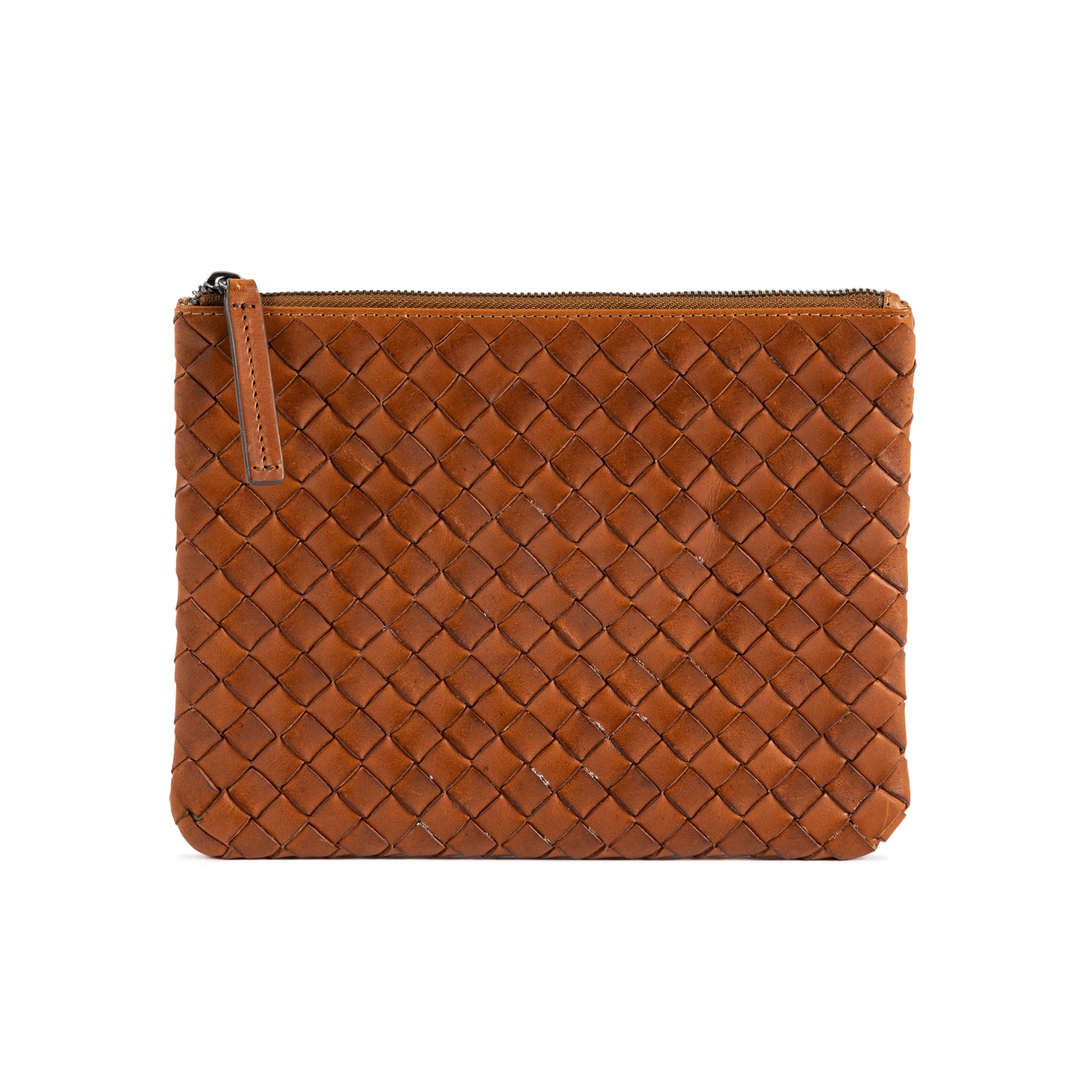 ÄSTAD Braided Pouch Tan