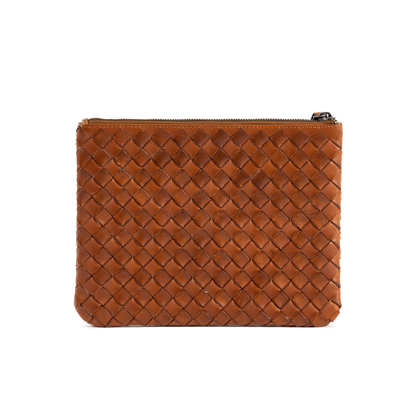 ÄSTAD Flätad pouch, Tan