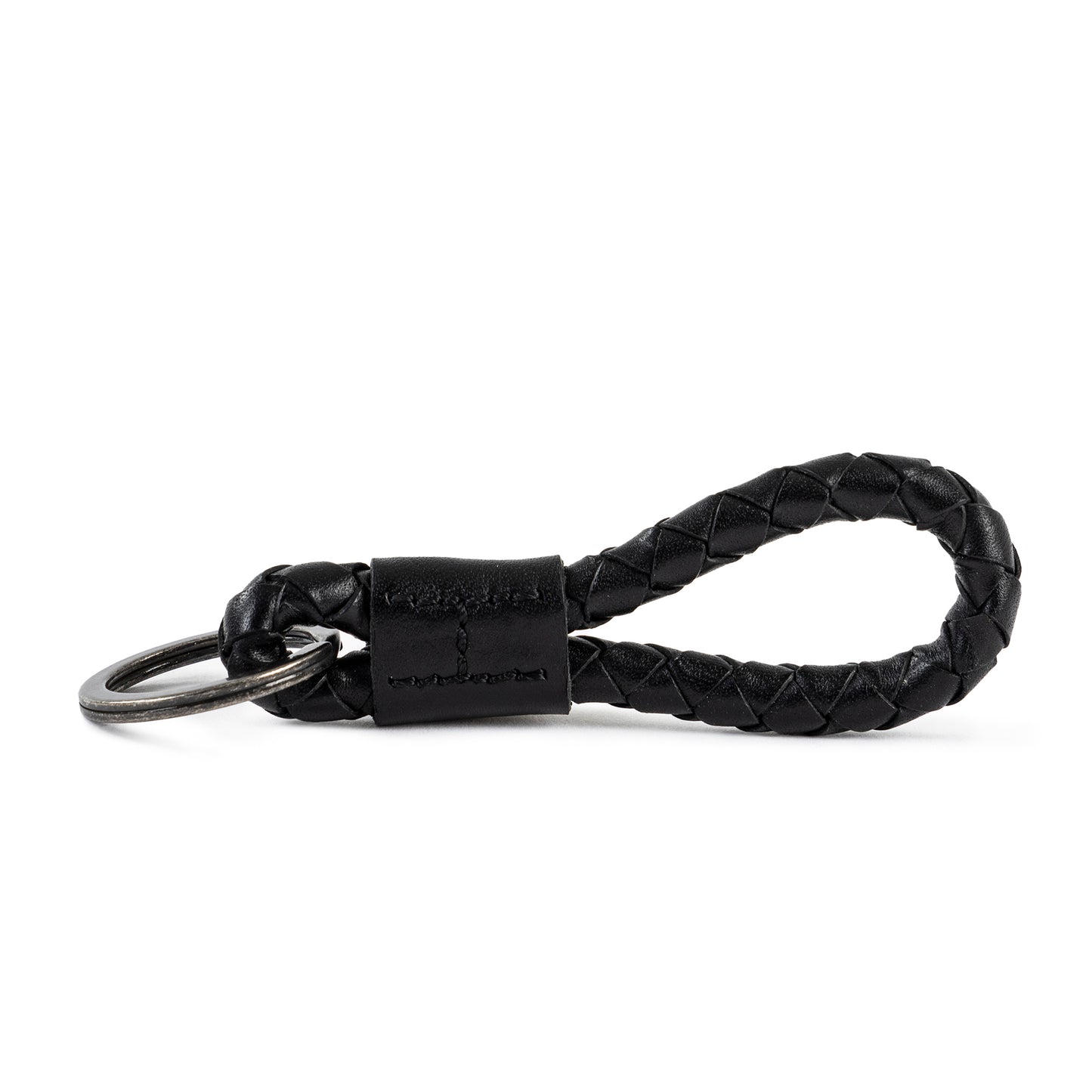 Morup Braided Keyring Black