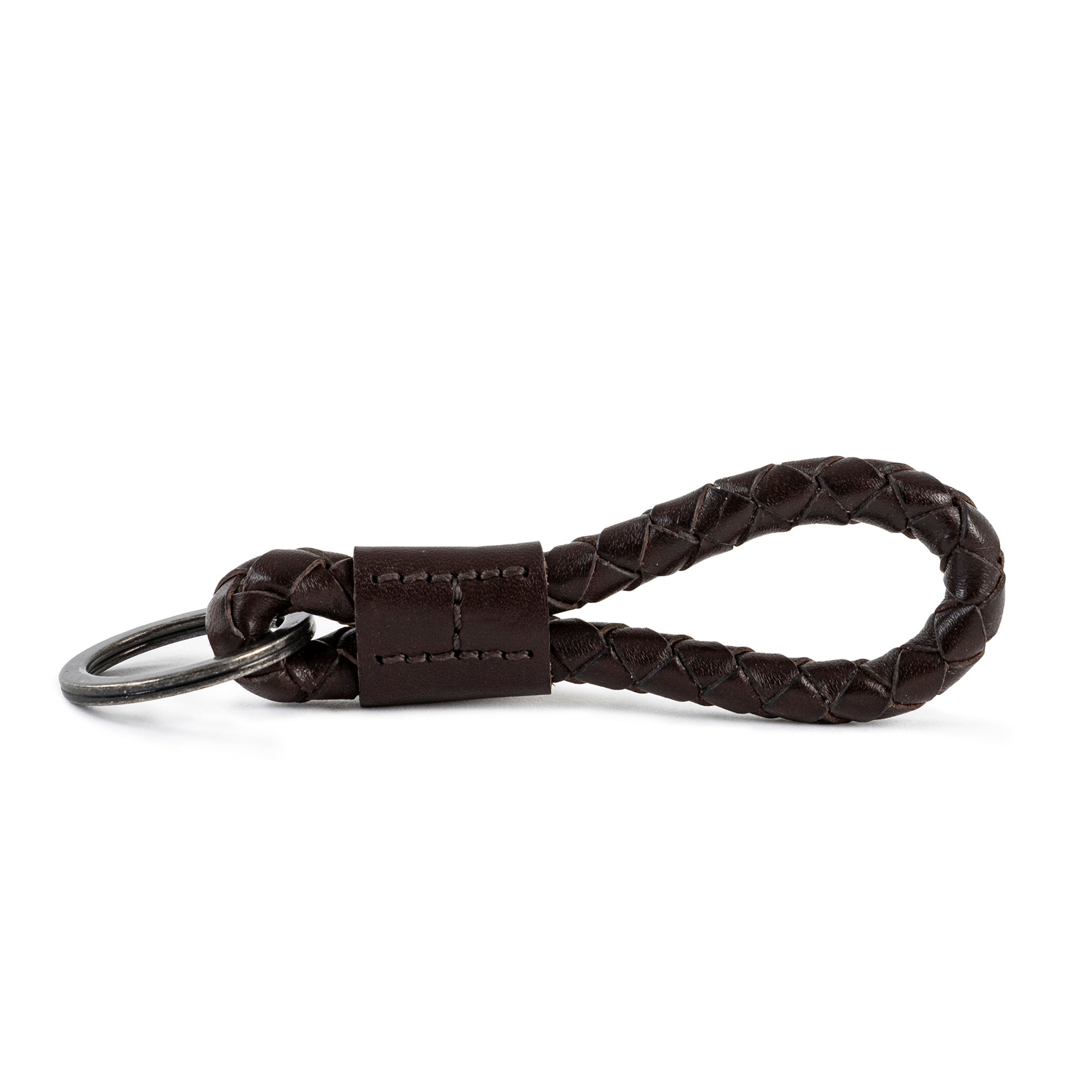 MORUP Braided Keyring Darkbrown