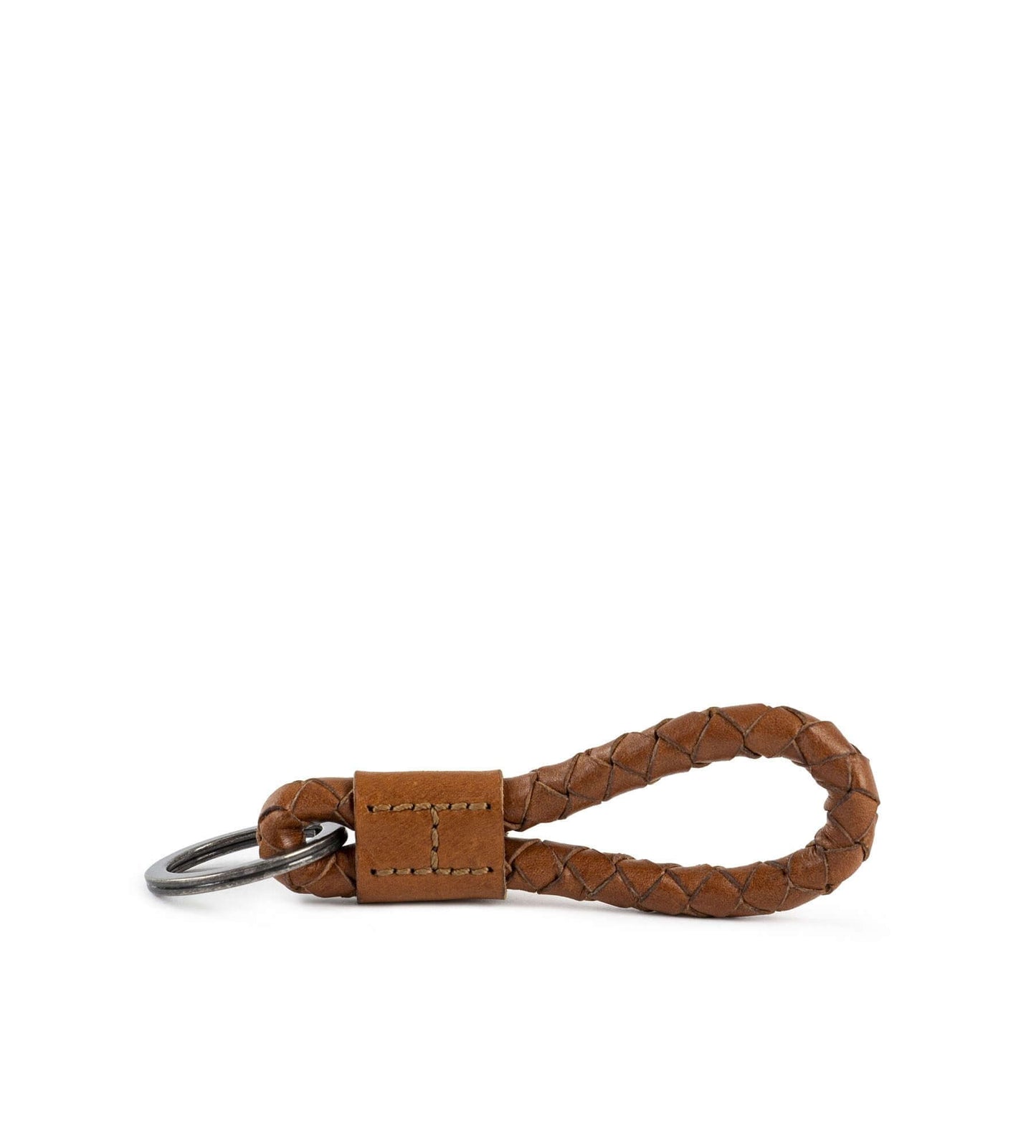 Morup Braided Keyring Tan