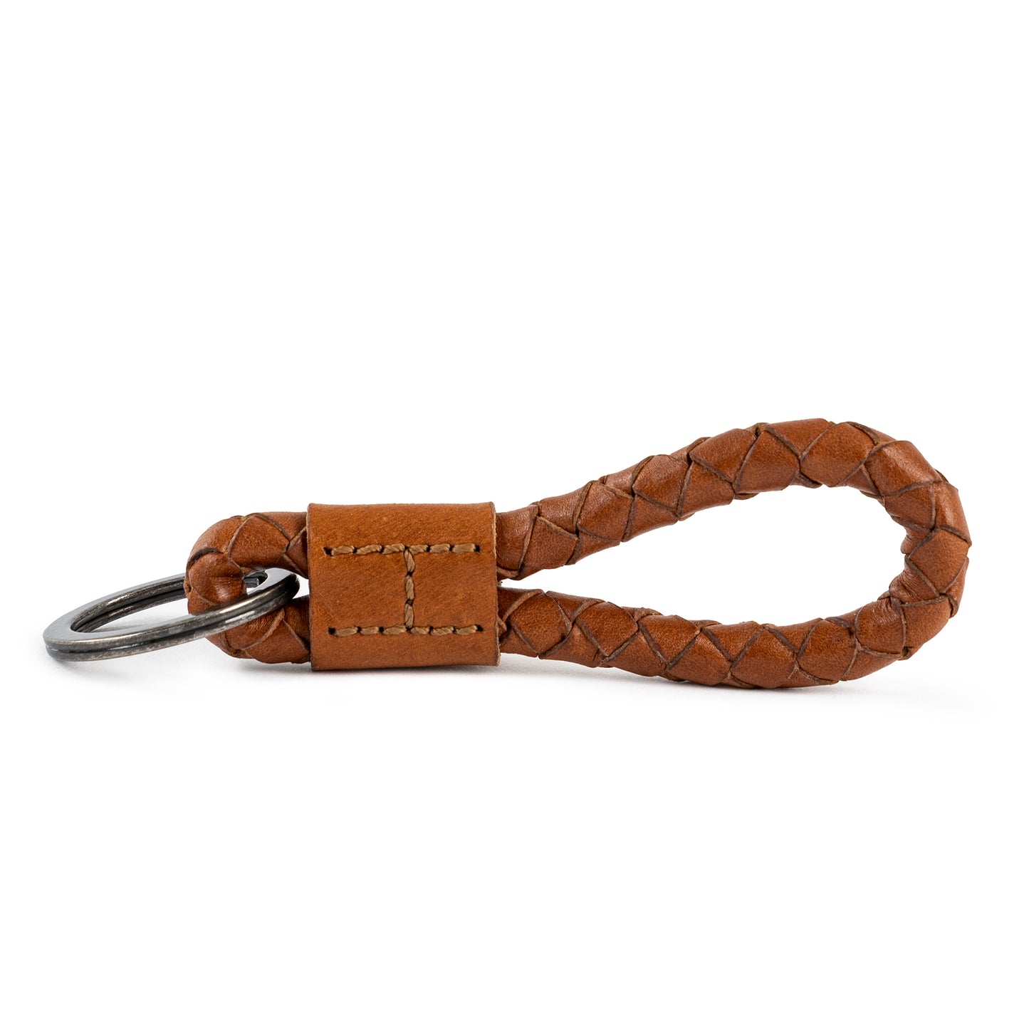 Morup Braided Keyring Tan
