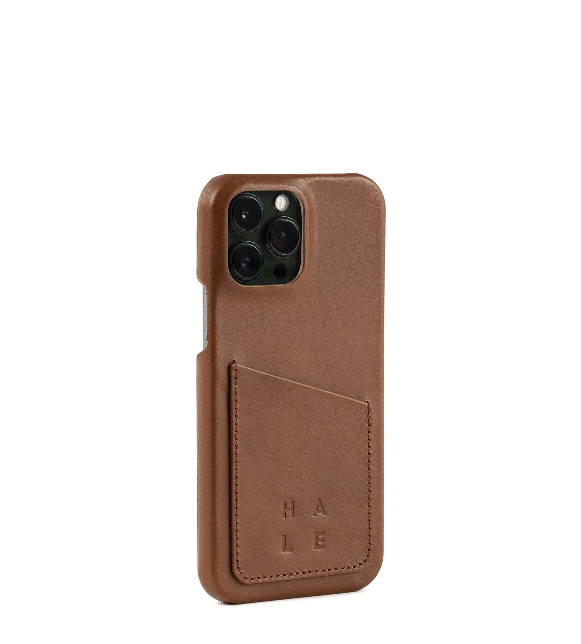 HISHULT IPhone wallet case 13 Pro Max Tan