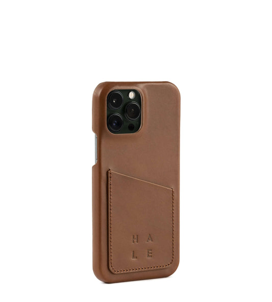 HISHULT IPhone wallet case 13 Pro Max Tan