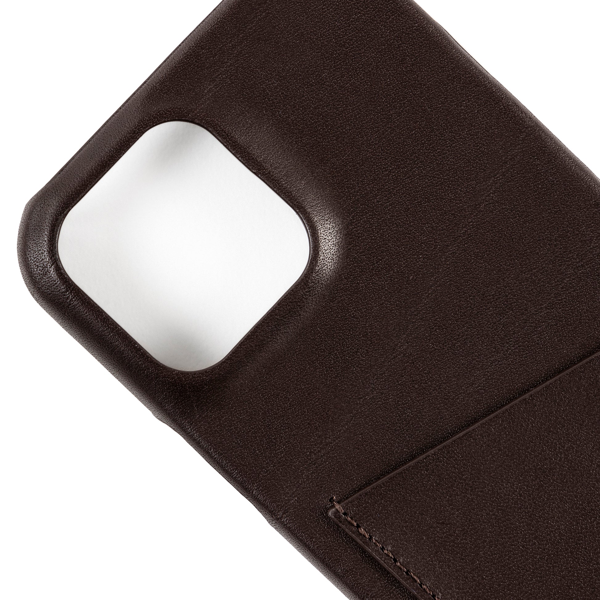 BASTENA IPhone wallet case 14 Pro Darkbrown