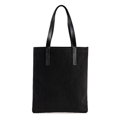 BLIXTORP Canvas Tote Black