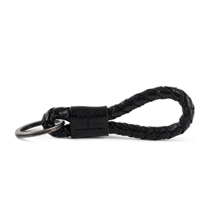 Morup Braided Keyring Black