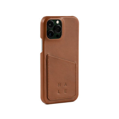 HISHULT IPhone wallet case 13 Pro Max Tan