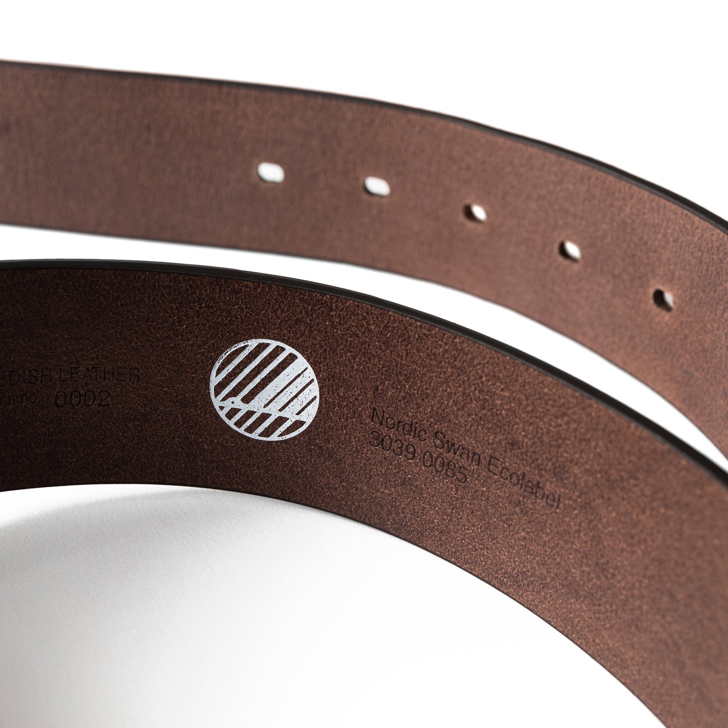 HUNNESTAD Belt 40mm Darkbrown